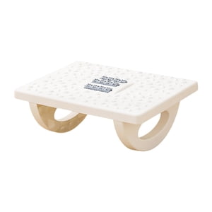 Magideal - Reposapiés Debajo Del Escritorio, Reposapiés, Soporte Portátil Para Pies, Taburete De Escritorio Para Trabajo De Juegos, Computadora De Oficina, Acces Blanco