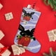 thumbnail image 4 of Bing el Conejo Tema: Calcetines de Navidad, fino lino blanco para colgar en escaleras y chimenea, decoración navideña para el hogar, regalo de Navidad.54cm×38cm, 4 of 5