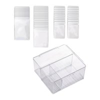 Ioensy - Joyero De Viaje A Prueba De Polvo Organizador De Joyas Para Mujeres Pulseras Collares