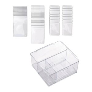 Ioensy - Joyero De Viaje A Prueba De Polvo Organizador De Joyas Para Mujeres Pulseras Collares