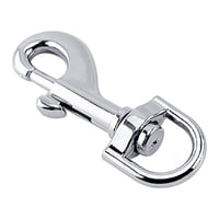 Ioensy - Snap Hook Pet Swivel Snap Fits Para Artesanías Hechas A Mano Monedero Fabricación De Bolsas Camping 60 Mm