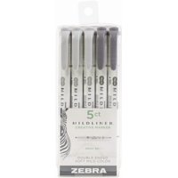 Rotulador Zebra Pen Grays Zebra Highliter, 5 Unidades, Paquete De 5