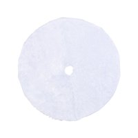 Magideal - Falda De Árbol De Navidad De Felpa Con Base Redonda Y Textura Blanca Como La Nieve, Material De Vellón Suave, Adecuada Para La Decoración De La Puerta 90 Centímetros