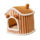 thumbnail image 1 of Preciosa Cama Para Gatos, Casa, Perrera, Extraíble, Suave, Para Invierno, Cálida Y Lavable, Cama Para Mascotas, Color Marrón, 1 of 5