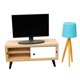 thumbnail image 5 of Casa De Mu?ecas De Madera Moderna Juego De Gabinete De TV De Alta Fidelidad 1/6 1/12 Juguete Creativo De Televisión, 5 of 5