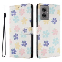 Foxdock Funda Tipo Cartera Para Motorola Moto G55 Con Soporte Y Correa – Diseño De Patrones Lindos