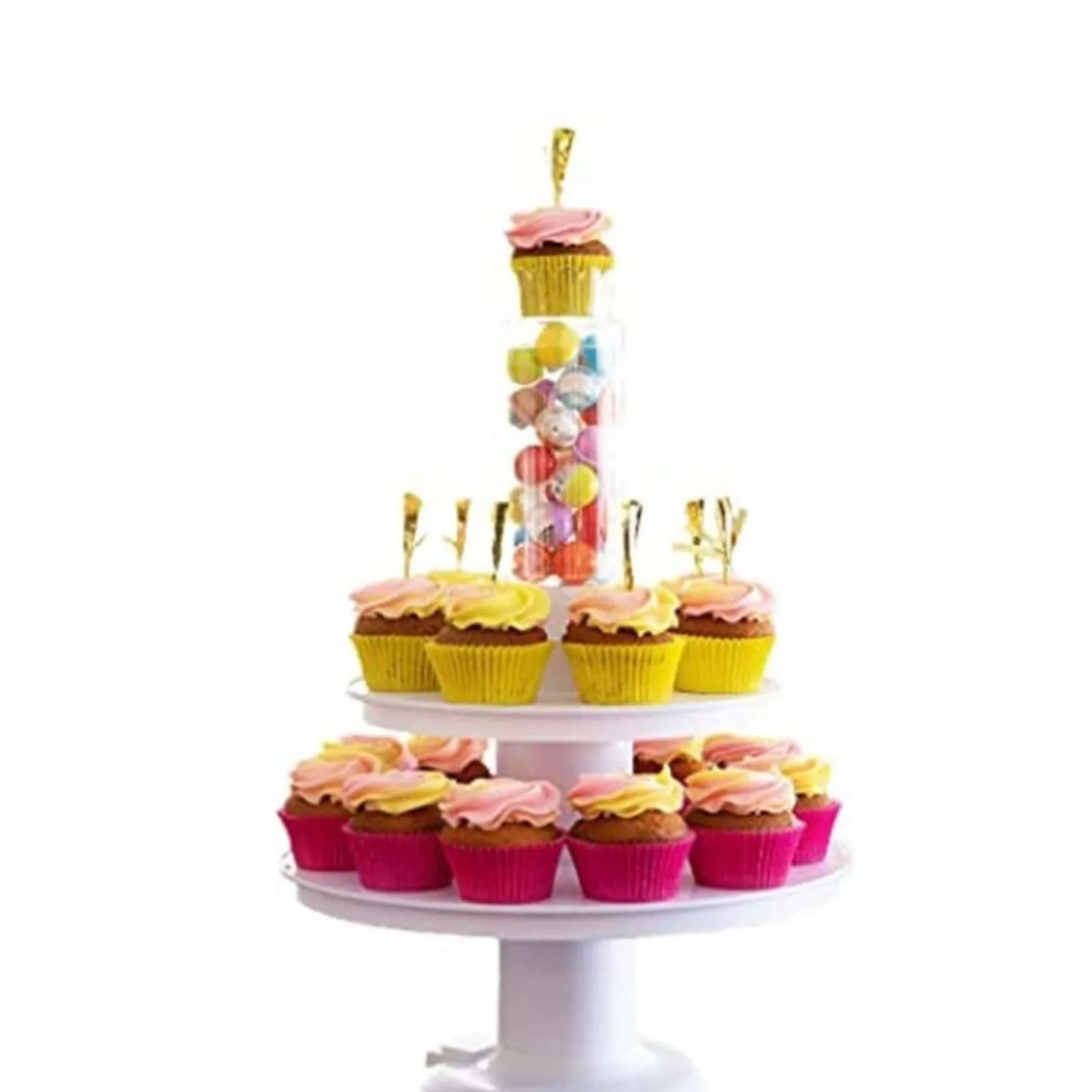 Genérico - Bandeja 2 Pisos Torta Sorpresa X1 Uni