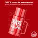 thumbnail image 3 of COCA COLA Germ Termo Súper Tumbler Mug Vaso 1200ML Frío O Caliente Vaso Térmico Rojo, 3 of 11