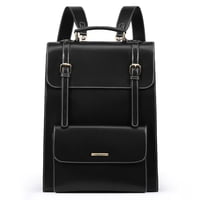 Ecosusi - Mochila Vintage Camellia Para Notebook 15,6 - Negro