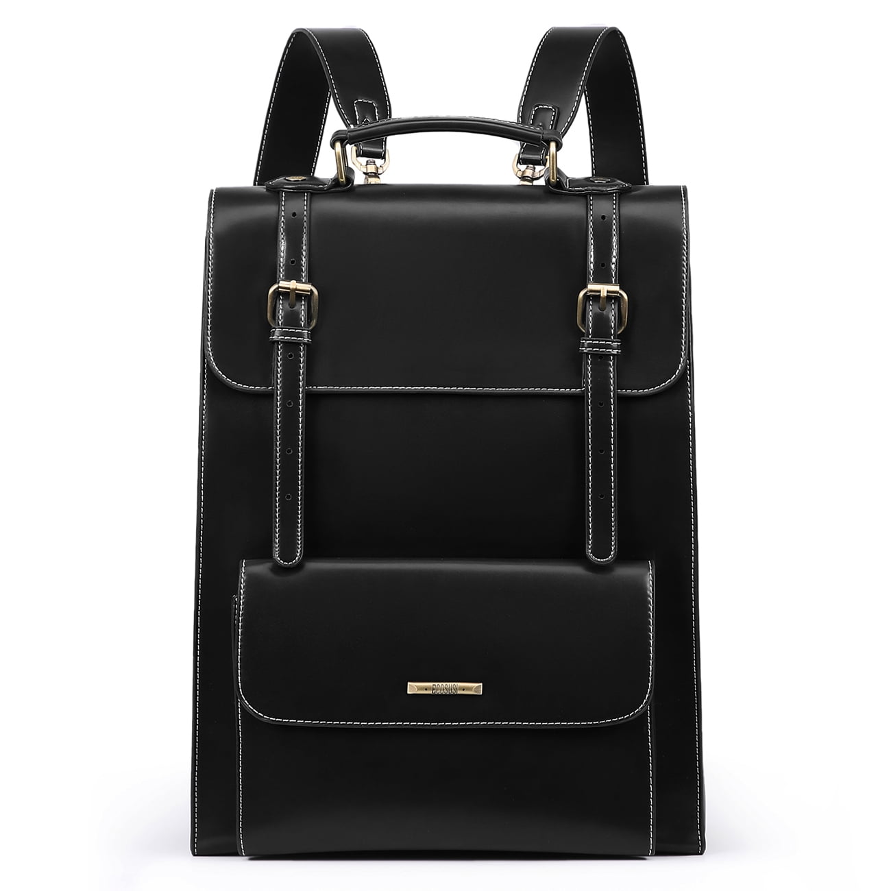 Ecosusi - Mochila Vintage Camellia Para Notebook 15,6 - Negro