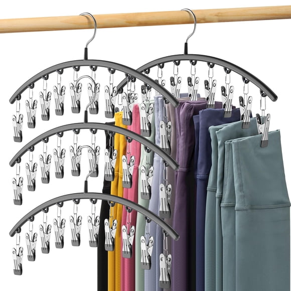 Organizador De Leggings Para Armario Con 10 Clips Capacidad Para 40 Leggings