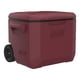 thumbnail image 2 of Hielera Coleman Chiller de 60 qt con ruedas, portátil, color cranberry, 2 of 6