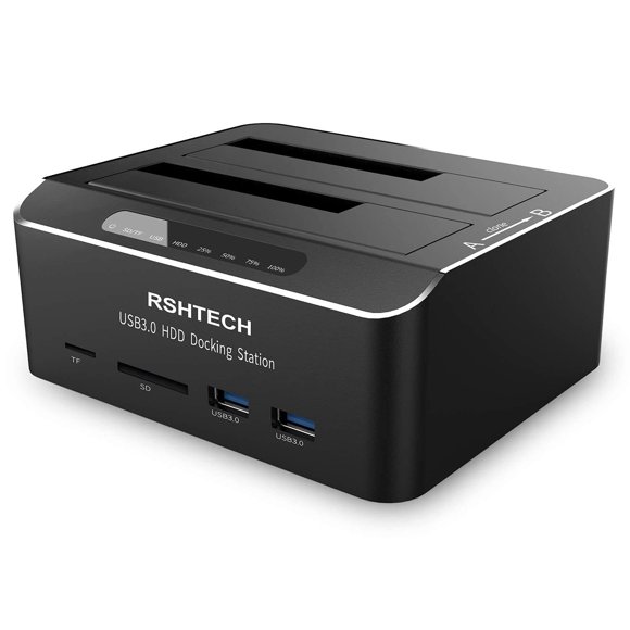 Estación de acoplamiento para disco duro RSHTECH USB 3.0 Dual Bay 16TB
