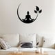 thumbnail image 2 of 1pc, Waterproof Wall Decals, Self-adhesive Yoga Pattern Removable Wall Stickers, DIY Art Mural Decal, Home Decor, Room Decor, Wall Decoration, Wall Sticker For Bedroom Living Room Laundry Room, Nurser, 2 of 2