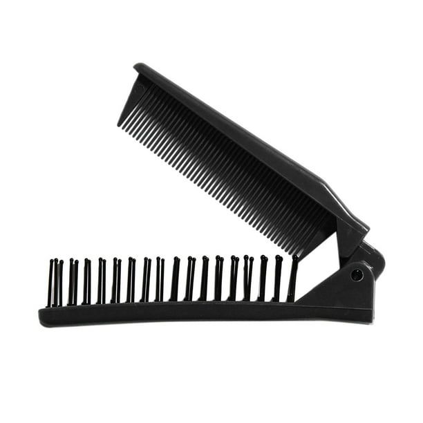 Cepillo de Peine Plegable para El Cabello / Mini Peine de Bolsillo / Hermoso / Práctico / Compacto Cepillo de Pelo Portátil de para Hombre , negro