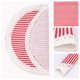 thumbnail image 5 of Juego de Manteles Rústicos de 6 Manteles para Decoración de Mesa de Comedor Interior Exterior Lavable con Ribete de Encaje Rojo de 15 pulgadas, 5 of 6