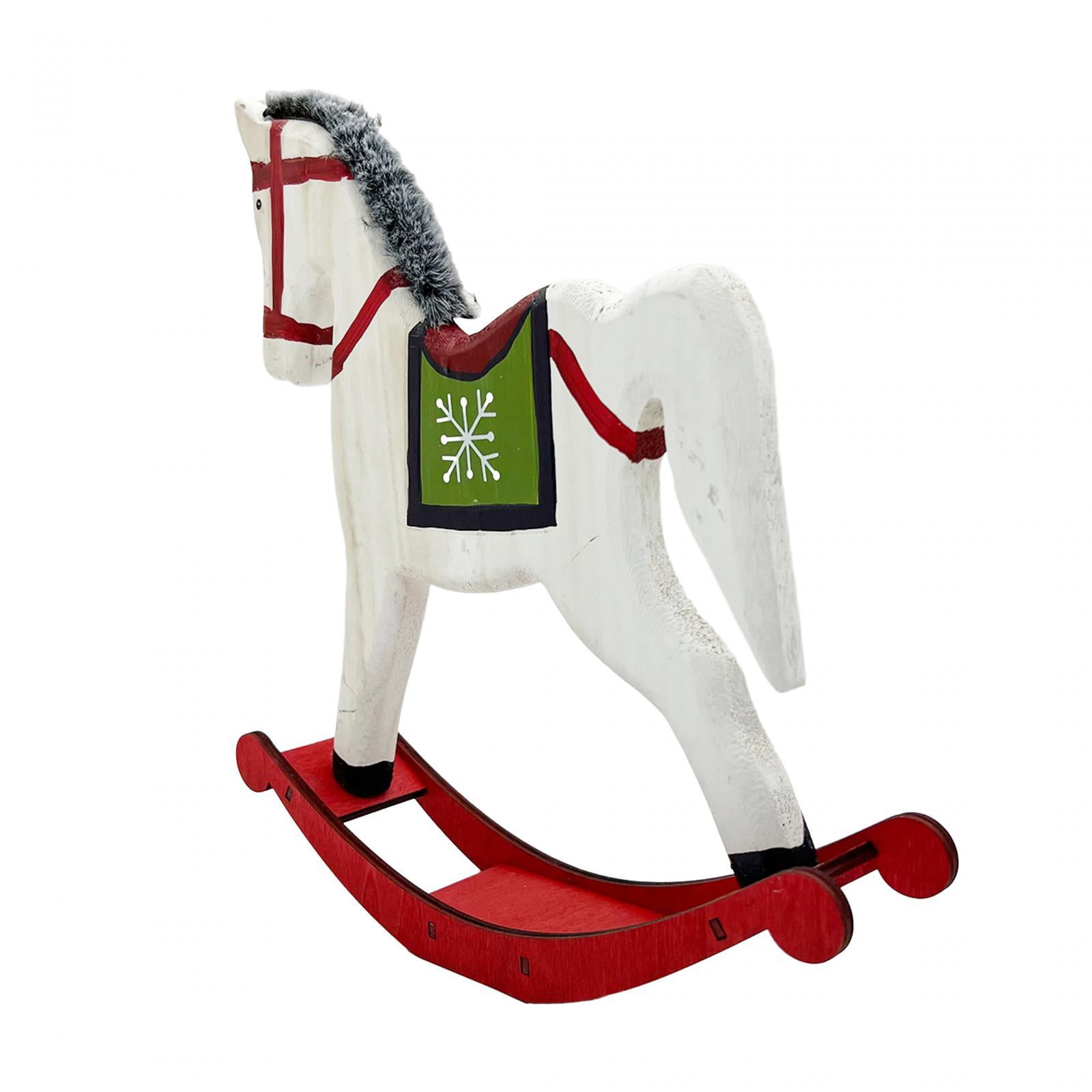 Bothyi - Decoración Navideña De Caballo Balancín, Manualidades Decorativas Para Dormitorio, Navidad Interior