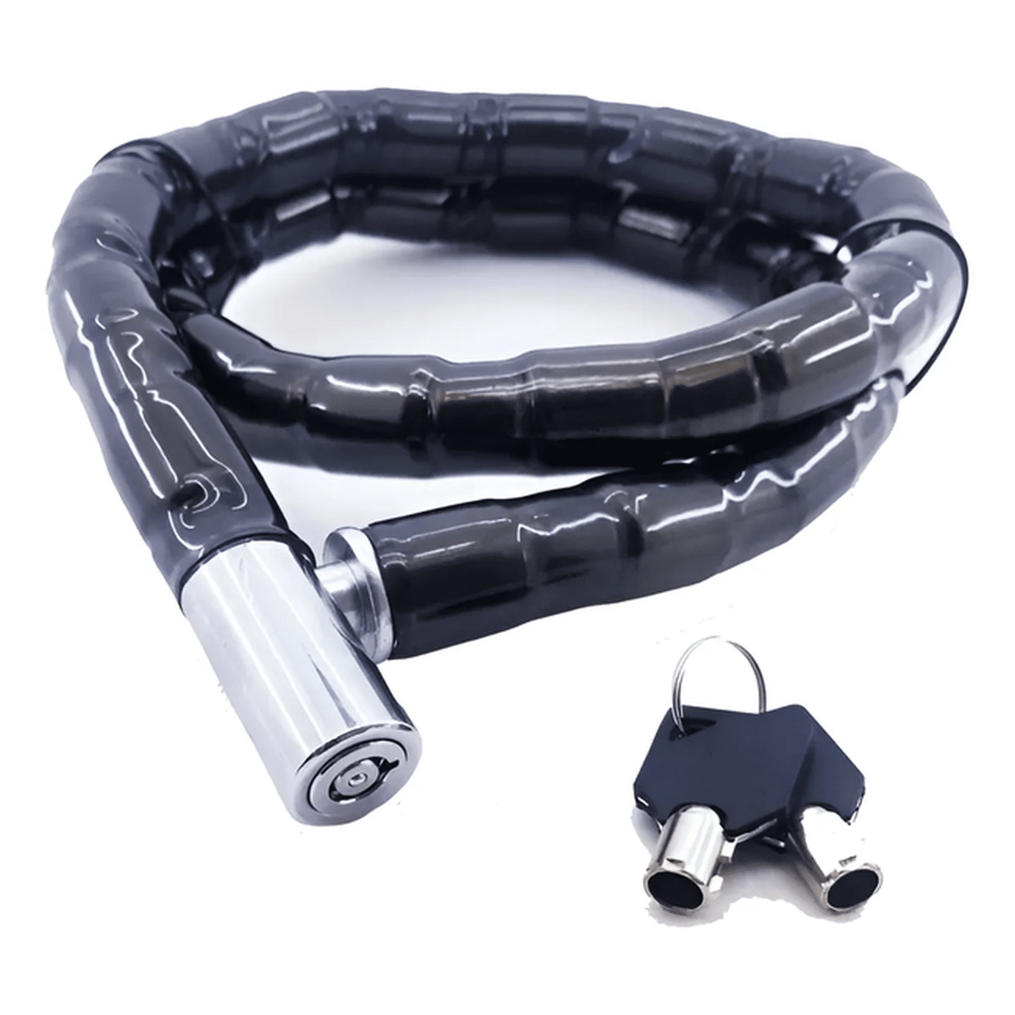 Genérico - Cadena Y Candado Con Llaves Cobra Moto Bicicleta