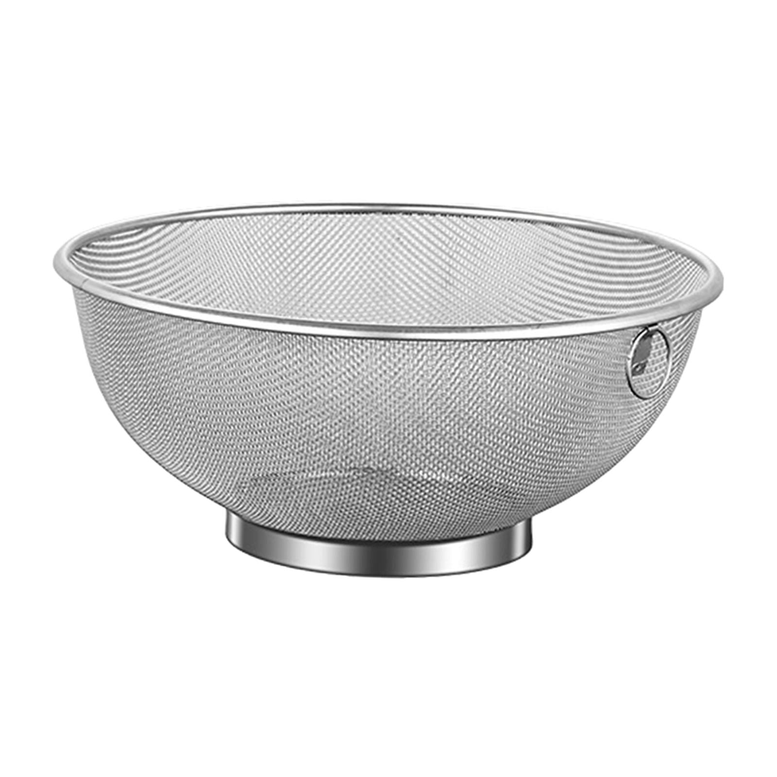 Bothyi - Colador De Malla Fina De Acero Inoxidable, Frutero Para Comedor, Cocina, 22cm