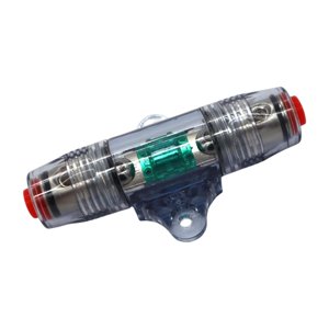 Magideal - Gange Awg Mini Anl Portafusibles , Fusible 60A Disyuntor De Alta Conductividad Del Vehículo A Prueba De Agua Para Bloque De Fusibles De