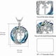 thumbnail image 3 of Collar HESHPAWS Tree of Life con Inicial A-Z Azul, 3 of 4