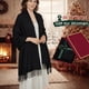 thumbnail image 4 of Chal RUI VTRON grande 203 cm × 71 cm negro invierno, 4 of 7
