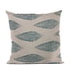 thumbnail image 1 of Cojín Plutus Brands Blue Plutus Large Leafs Floral, 1 of 9