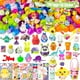 thumbnail image 1 of Huevos de Pascua prellenados SQZUWIT, 200 unidades con juguetes y pegatinas, 1 of 3