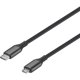 thumbnail image 1 of Cable USB-C a MicroUSB Insignia de 100 cm USB 2.0 trenzado negro, 1 of 3