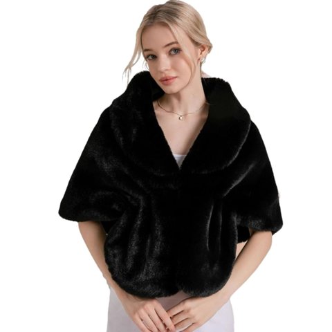 Likeshop - Tapado Estola Elegante Envolvente Estilo Peluche 6061