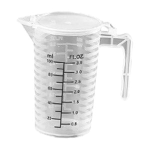 Magideal - Taza Medidora Con Tapa, Utensilios De Cocina, Reutilizable, Fácil De Limpiar, Jarra De Agua Para Repostería, Recipiente Medidor Con Asa Y Boquilla