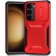 thumbnail image 1 of Funda Resistente para Samsung Galaxy S23 con Tapa Deslizante y Protección Militar Rojo, 1 of 6
