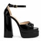 thumbnail image 1 of Sandalia Mujer Plataforma Taco Alto Charol 675, 1 of 8