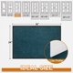 thumbnail image 2 of Felpudo Mibao Dirt Trapper, antideslizante, impermeable, 90 x 60 cm, color azul, 2 of 9
