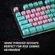thumbnail image 2 of Juego de teclas HK Gaming 23 piezas Prism Pink de goma retroiluminadas, 2 of 6