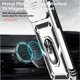 thumbnail image 5 of Funda Resistente Anillo Soporte iPhone 17 Pro Max Privacidad Cámara Montaje Magnético Plata, 5 of 6