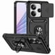 thumbnail image 1 of Funda Resistente Anillo Soporte Xiaomi Note 14 4G Privacidad Cámara Montaje Magnético Negro, 1 of 5