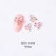 thumbnail image 1 of Xiao Hua Gotas de Arte de Uñas Rosas, 0.35 X 0.35 inch Arte de Uñas de Flor 3D, Manualidad DIY para Arte de Uñas de Fondo Plano, 50 Piezas, 1 of 4