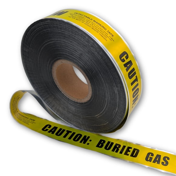 Cinta adhesiva detectable para tuberías de gas subterráneas ACE Supply, 2 cm x 305 m