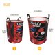 thumbnail image 5 of Miraculous: Ladybug Cesta de lavandería de gran capacidad redonda con asa, bolsa para ropa sucia plegable, almacenamiento para dormitorio, baño y lavadero 44x35 cm, 5 of 6