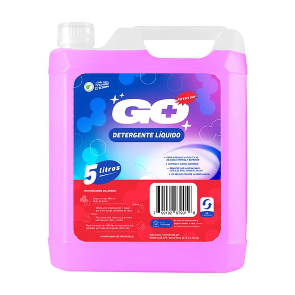 Detergente Perlado Rosa GO+ 5 LT