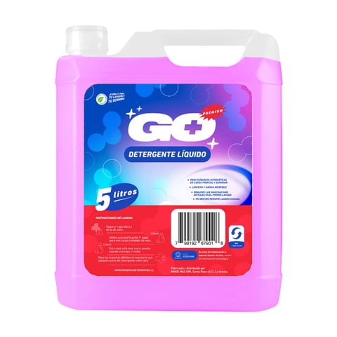 Detergente Perlado Rosa Go+ 5 Lt