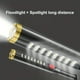 thumbnail image 2 of 1pc Self-Defense Flood & Security Lights LED Flashlight With Baton Torch Adjustable IPX6 Waterproof Flare Flashlight With USB Charge, Outdoor Lighting, 2 of 4