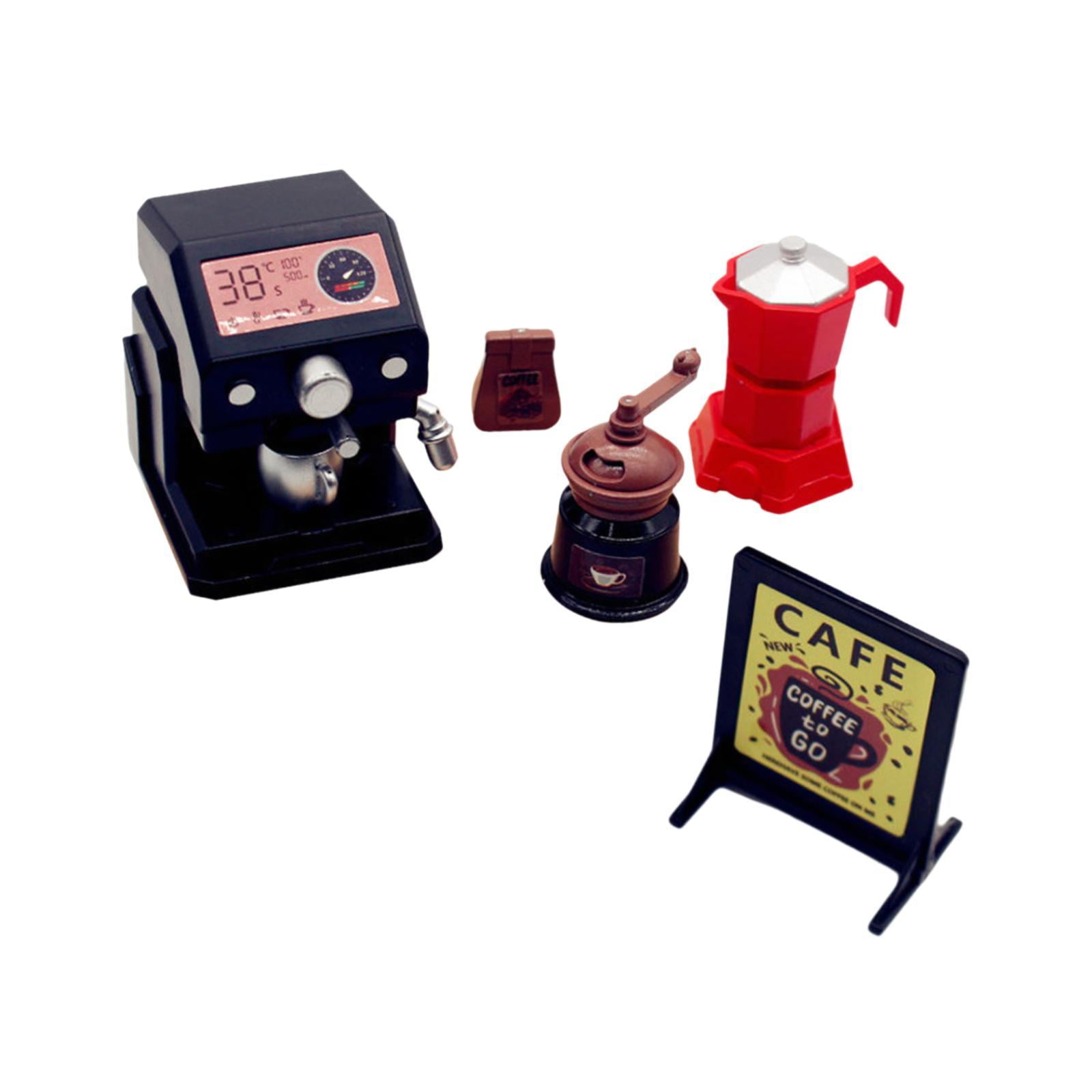 Bothyi - 5 Modelos De Juego De Café Expreso En Escala 1/6 Y 1/12 Para Proyectos De Micropaisaje.