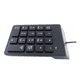 thumbnail image 2 of Mini teclado numérico usb 2.0 notebook negro, 2 of 3