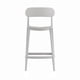 thumbnail image 4 of Piso Silla Taburete Oslo 92x44x49 cm Escandinavia Gris Claro, 4 of 7