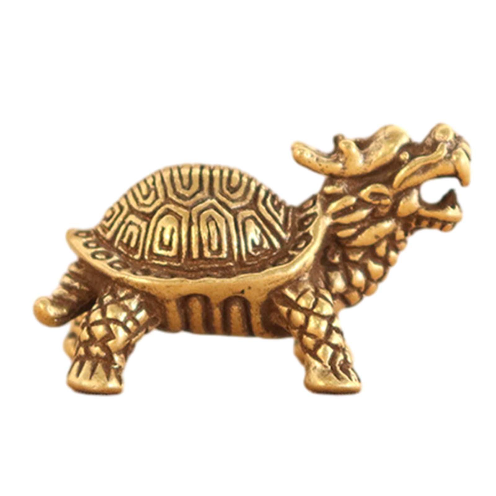 Bothyi - Estatua De Tortuga Dragón De Regalo Para Mascotas De Té Para Mesa De Té, Sala De Estar, Oficina En Casa