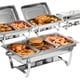 thumbnail image 1 of Bañeras de buffet Grillaxy 9 Qt (4 unidades) de acero inoxidable, 1 of 7