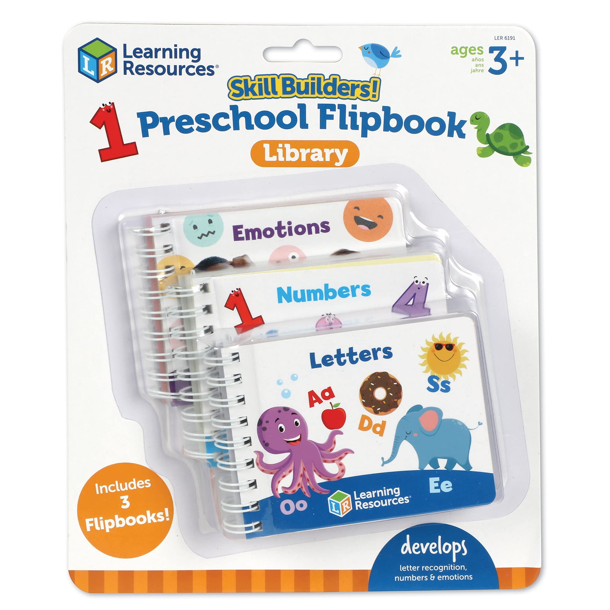 Learning Resources - Recursos De Aprendizaje De Flipbooks ¡creadores De Habilidades! Preescolar: Más De 3 Años