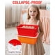 thumbnail image 3 of Contenedor apilable GAMENOTE de plástico con tapa, 6 cuartos, 3 of 3